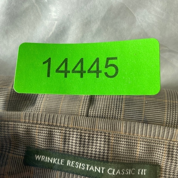 Eddie Bauer Beige/Tan‎ Men's Classic Fit Long Sleeve Button Up Shirt Size TXL - Picture 13 of 13